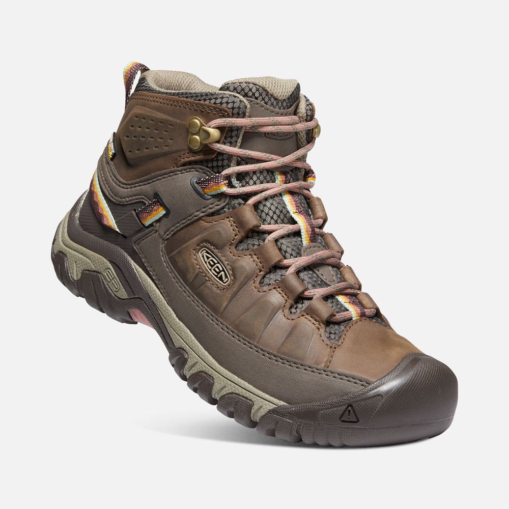 Keen Laarzen Dames Bruin - Targhee Iii Waterproof Mid - 64580-FWNI